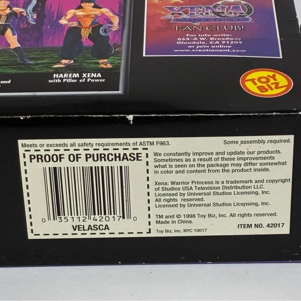 Xena Warrior Princess Action Figure: Velasca with Tribal Mask & Ambrosia Cave